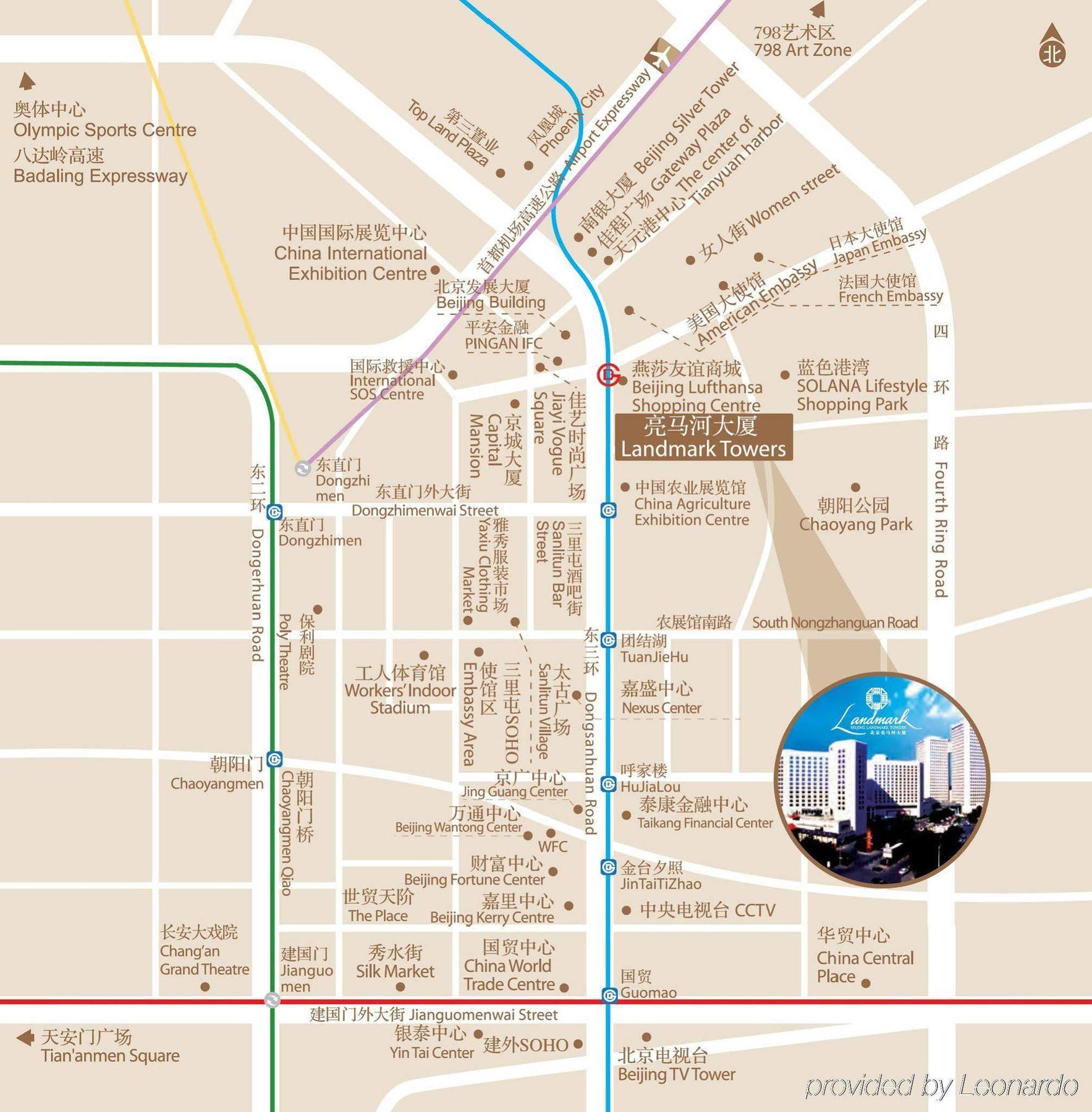 Beijing Landmark Towers Apartment Екстериор снимка